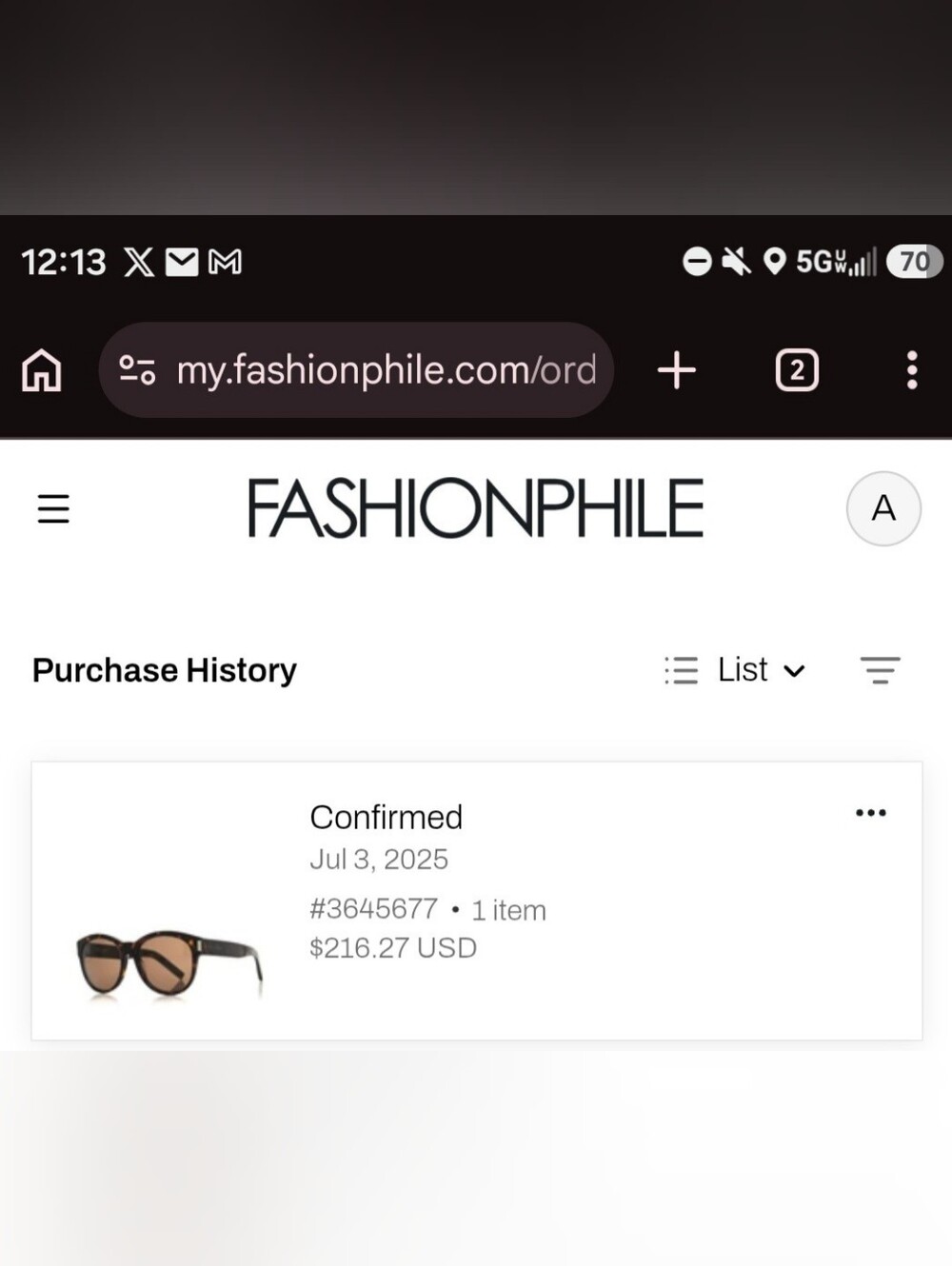 Saint Laurent SL 67 Sunglasses -Tortoise With Case - Picture 13 of 14